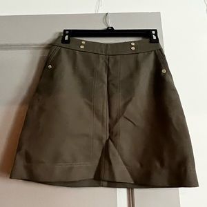 Olive Green Mini Skirt